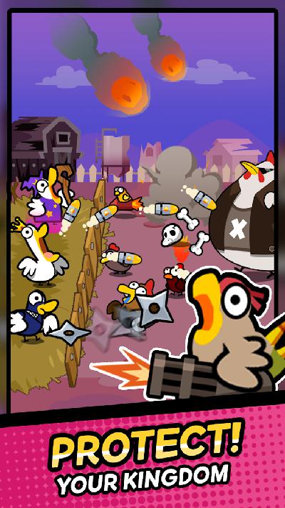Duck vs Chicken Idle Defense