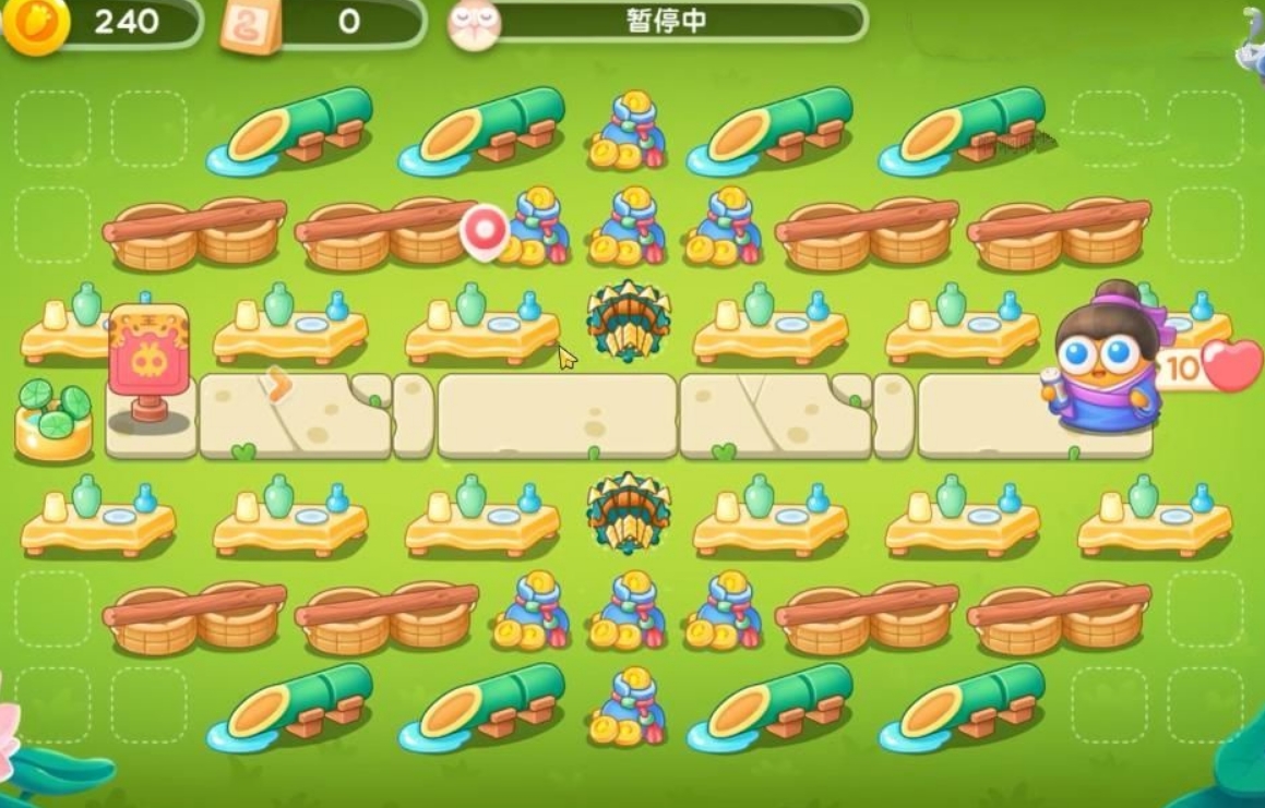 保卫萝卜四白萝卜传奇18关攻略