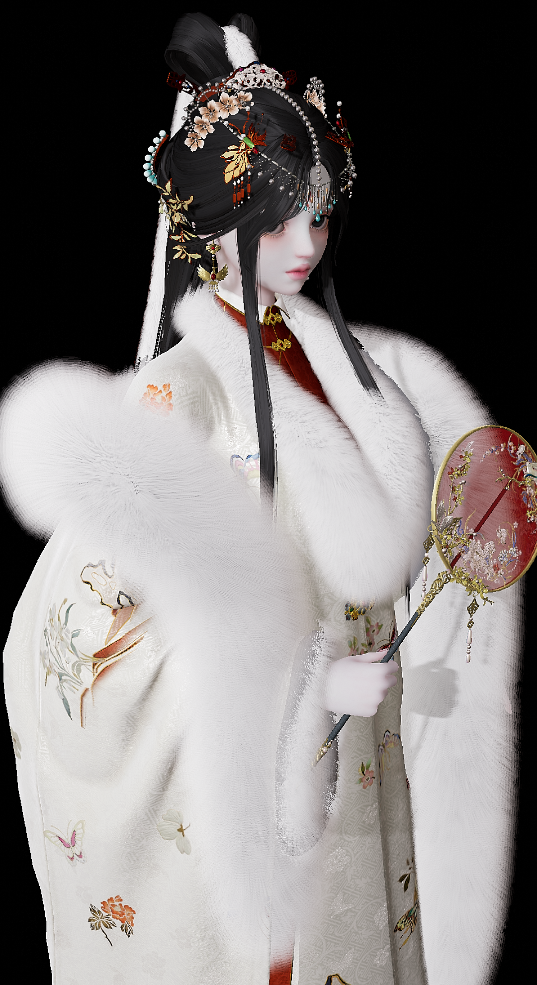 锦园的发饰感觉能够cos宝莲灯的嫦娥_图2