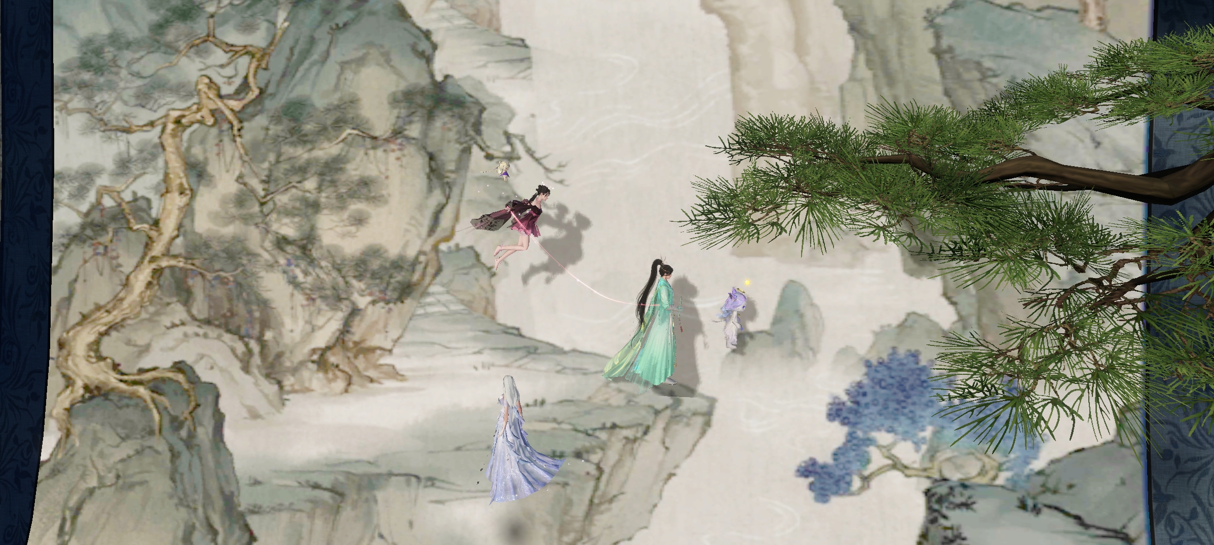 重生之我正在逆水寒遁入画中_图1