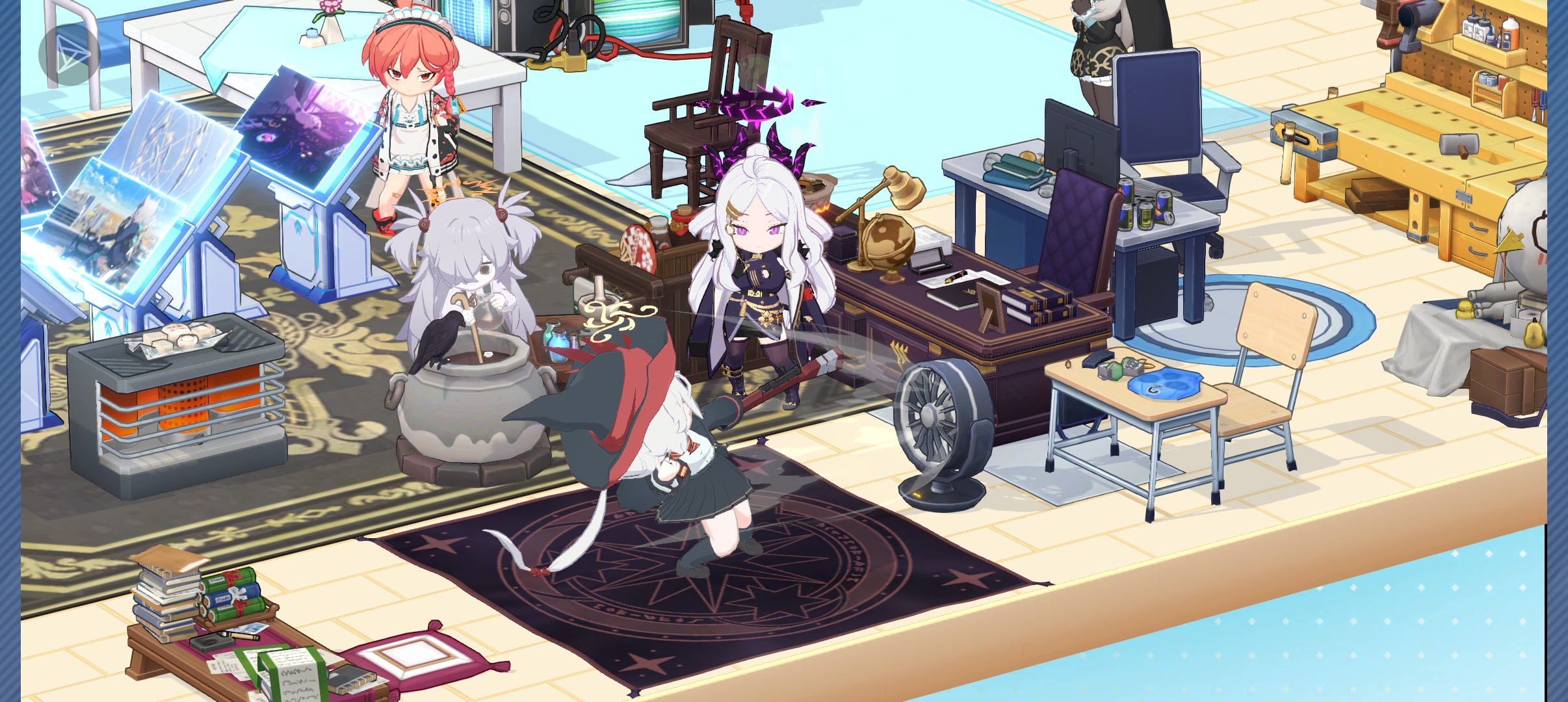 日奈:这家伙方才干什么呢？_图1