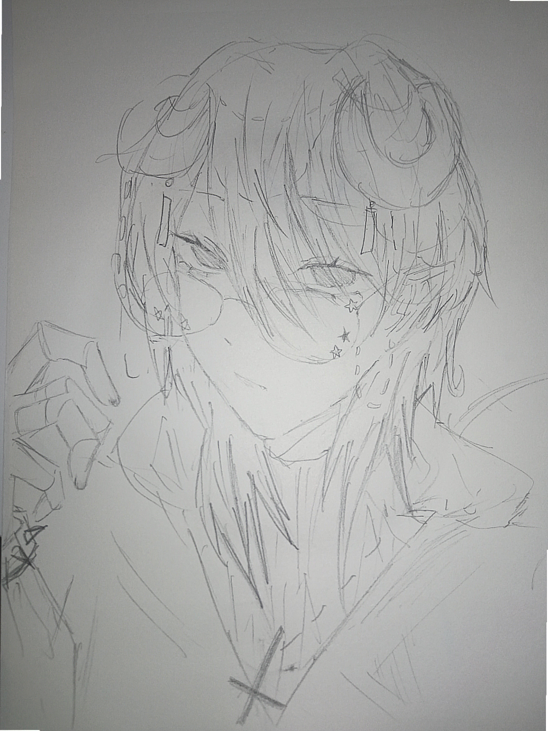 Bor们其实我是纸绘，上课摸鱼来了😍_图3